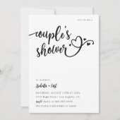 Harten Bruiloft Feest Kaart (Voorkant)