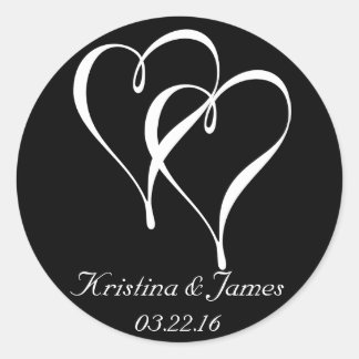 Harten Bruiloft Stickers Favor en Envelope Seals