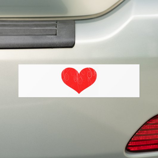  harten bumpersticker (Op auto)
