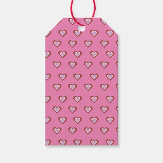 Harten Cadeaulabel (Voorkant)