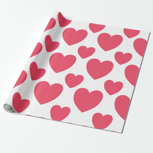 harten cadeaupapier (Uitgerold)