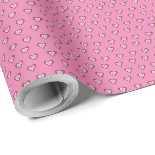 Harten Cadeaupapier (Rol Hoek)