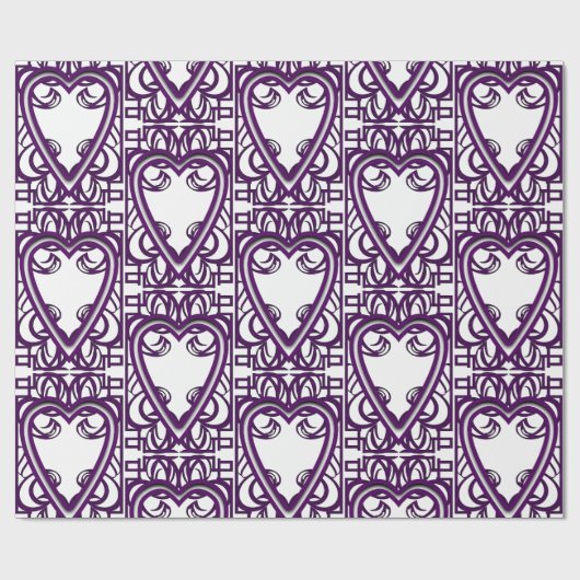 harten cadeaupapier (Vlak)