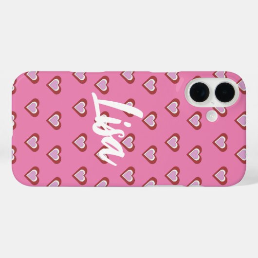 Harten Case-Mate iPhone Case (Achterkant (horizontaal))