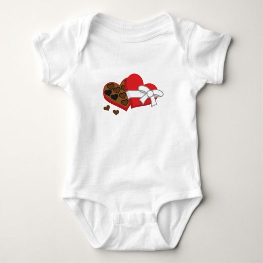 Harten Chocolade Cadeau Doos - Valentijnsdag Romper (Voorkant)