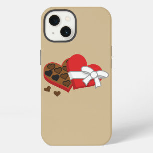 Harten chocoladegiftbox - Valentijnsdag iPhone 13 Hoesje
