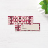 Harten Confection Skinny Gift Label Mini Visitekaartjes (Bureau)