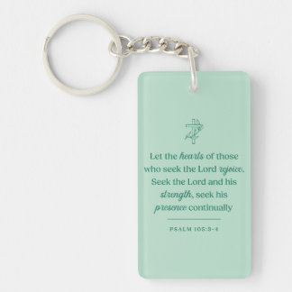 Harten die de Heer zoeken Christelijk Sleutelhanger