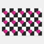 Harten die papierbladen overvullen inpakpapier vel (Voorkant 3)