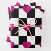 Harten die papierbladen overvullen inpakpapier vel (In situ)