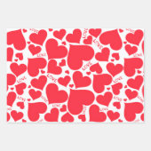 Harten die papiervellen verpakken inpakpapier vel (Voorkant 3)