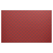 Harten diep rood patroon stof (Fat Quarter)