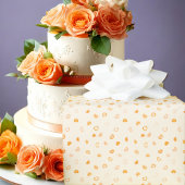 Harten - Donker Sinaasappel op Licht Sinaasappel - Cadeaupapier