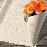 Harten - Donker Sinaasappel op Licht Sinaasappel - Cadeaupapier<br><div class="desc">Harten in verschillende schaduwen van donkerder sinaasappel op een lichte oranje (perzikachtergrond) achtergrond. Andere beschikbare kleurwegen.</div>