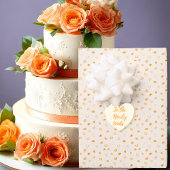 Harten - Donker Sinaasappel op licht Sinaasappel Inpakpapier Vel