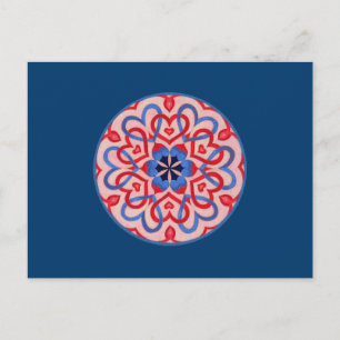 Harten doorweekt briefkaart