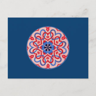 Harten doorweekt briefkaart