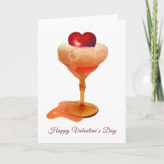Harten Drank Valentijnkaart Kaart