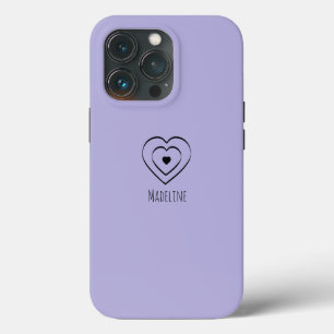 Harten Eenvoudig Handgetekend Elke Kleur Naam Case-Mate iPhone Case
