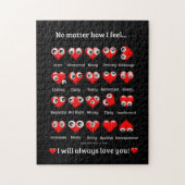 Harten Emoties, Valentijn Puzzel (Verticaal)