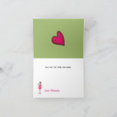 Harten en Angels Dank je Kaart (Binnen)