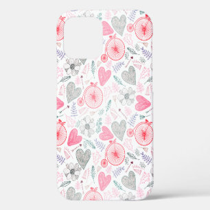 Harten en bloemen Case-Mate iPhone case