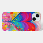  harten en bloemen Case-Mate iPhone case (Achterkant (horizontaal))