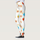 Harten en bloemen leggings (Links)