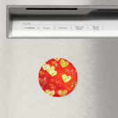 Harten en bloemen magneet (Insitu (Vaatwasser))