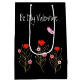 Harten En Bloemen Medium Cadeauzakje (Achterkant)