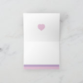 Harten en bloemen Notecard - multifunctioneel Bedankkaart (Binnen)