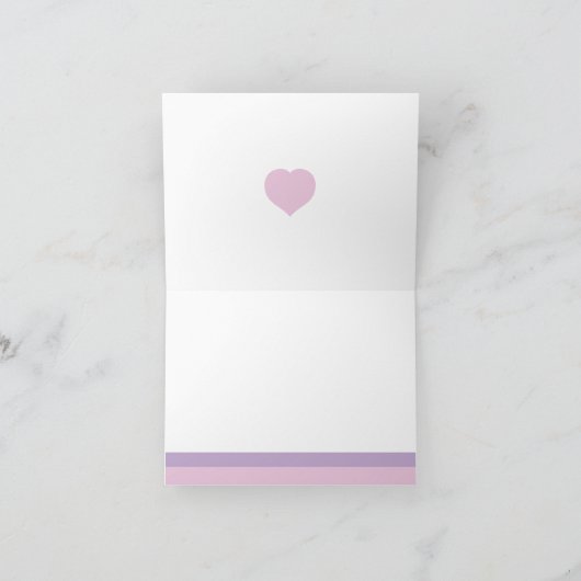 Harten en bloemen Notecard - multifunctioneel Bedankkaart (Binnen)