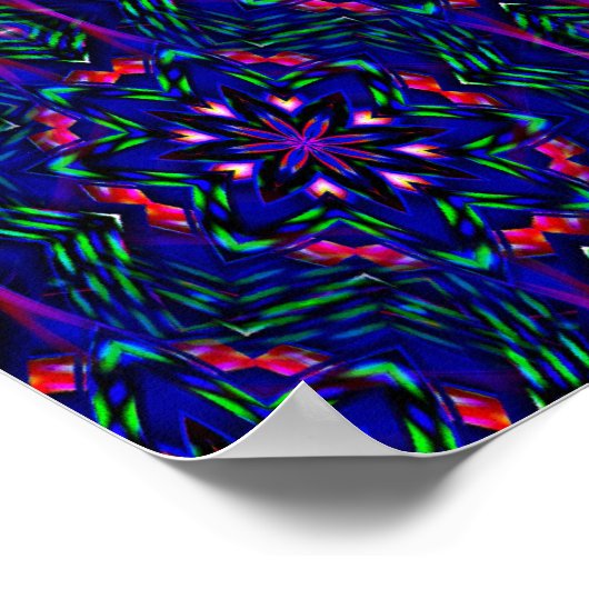 Harten en bloemen... poster (Hoek)