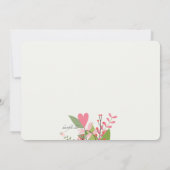 Harten en bloemen uitnodiging (Achterkant)