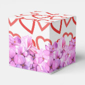 Harten en bloemen voor mijn Valentijn Bedankdoosjes (Achterkant)