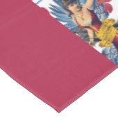 Harten- en bloemenkoningin tafelkleed (Gekanteld)