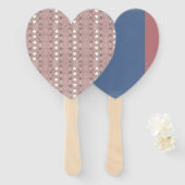 Harten en bloesems handwaaier (Voorkant en achterkant)