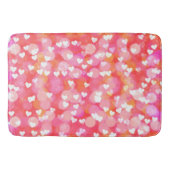 Harten en Bokeh Badmat (Voorkant)