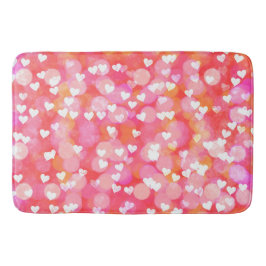 Harten en Bokeh Badmat