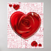 Harten en brieven - poster (Voorkant)