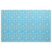 Harten en cirkels Daisy Chains Blue Custom Fabric Stof (Fat Quarter)