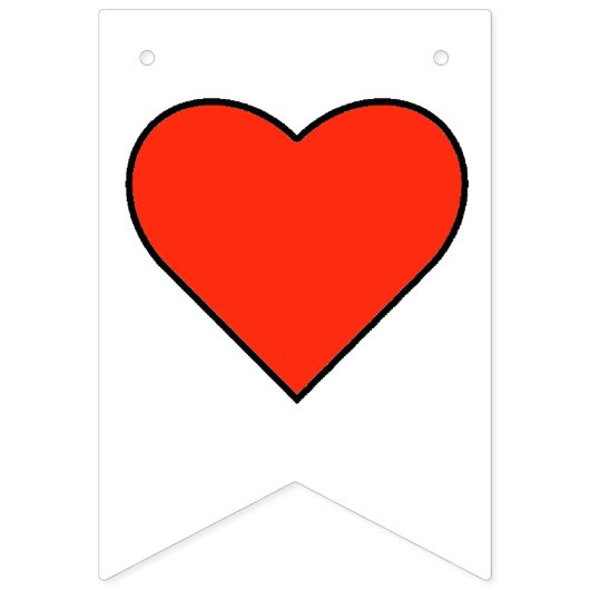 Harten en Cupido Valentijnsdag Banner (Eerste vlag)