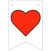 Harten en Cupido Valentijnsdag Banner (Derde vlag)