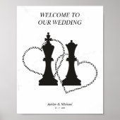 Harten en de koning en de koningin-kaas voor bruil poster (Voorkant)