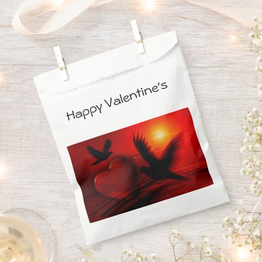 Harten en duiven bedankzakje (Geknipt)