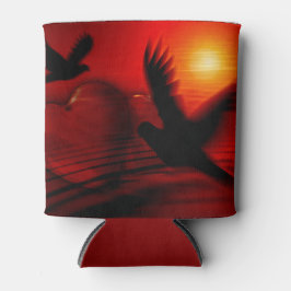 Harten en duiven blikjeskoeler