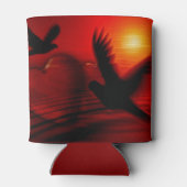 Harten en duiven blikjeskoeler (Achterkant)