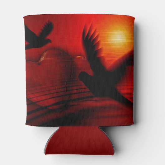 Harten en duiven blikjeskoeler (Achterkant)