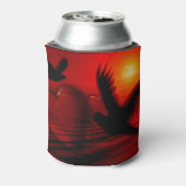 Harten en duiven blikjeskoeler (Blikje Achterkant)