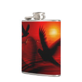 Harten en duiven heupfles (Links)